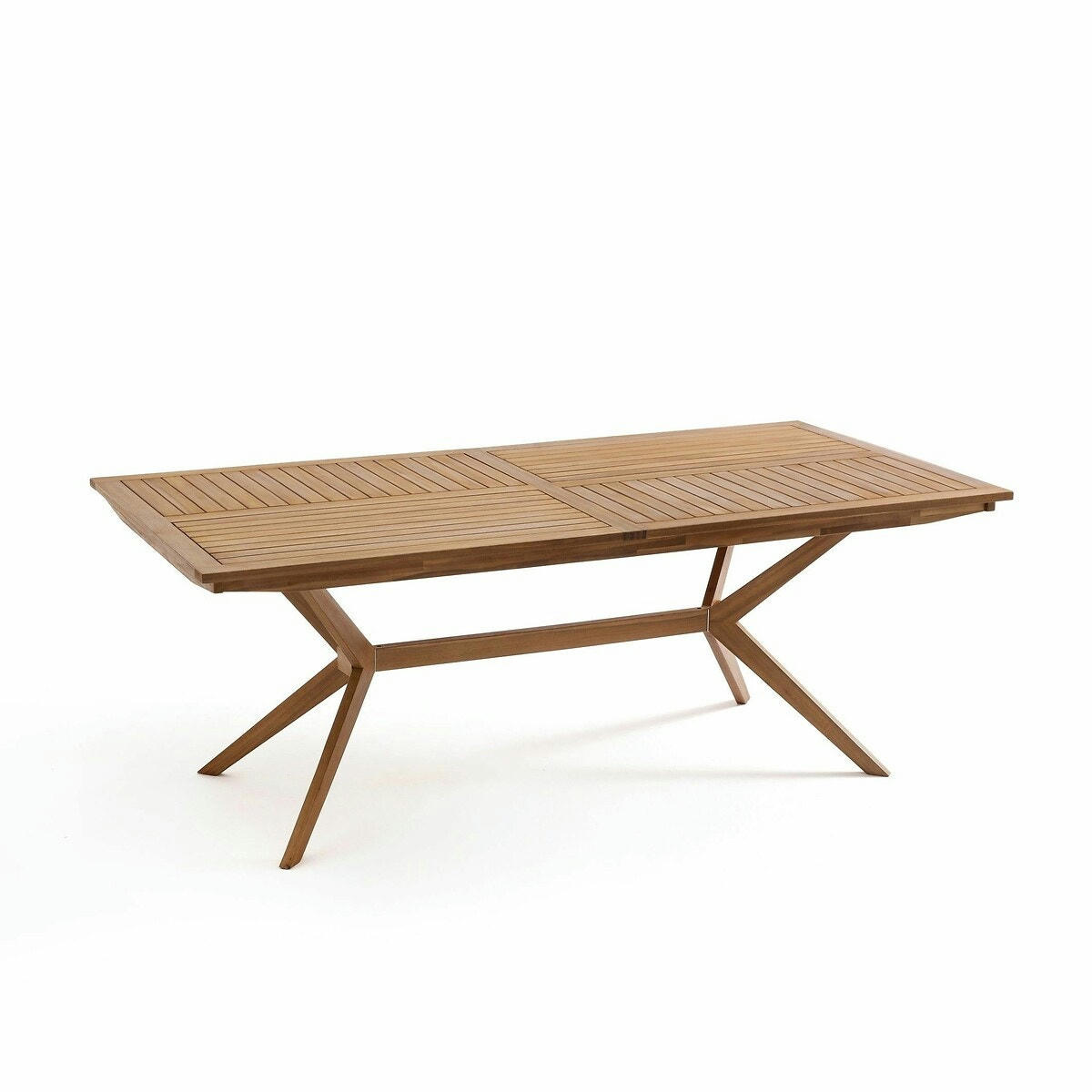 Table de jardin rectangulaire acacia, Jakta