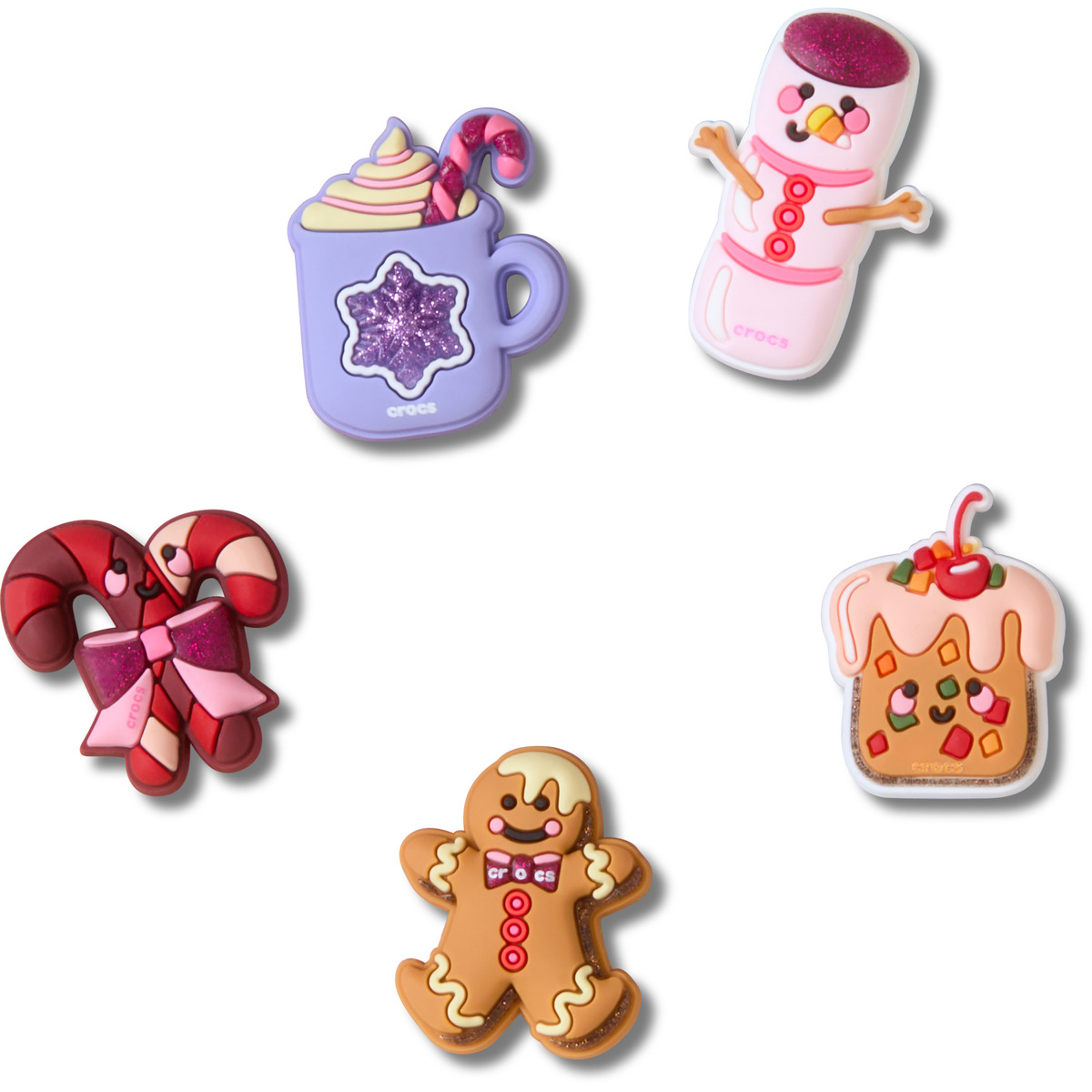 Crocs - Cute Winter Foods 5 Pack - Multicolour