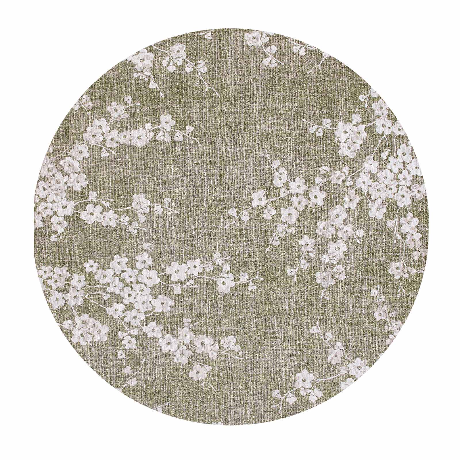 Ecorugs vloerkleed Wet Garden - groen - 140x140cm