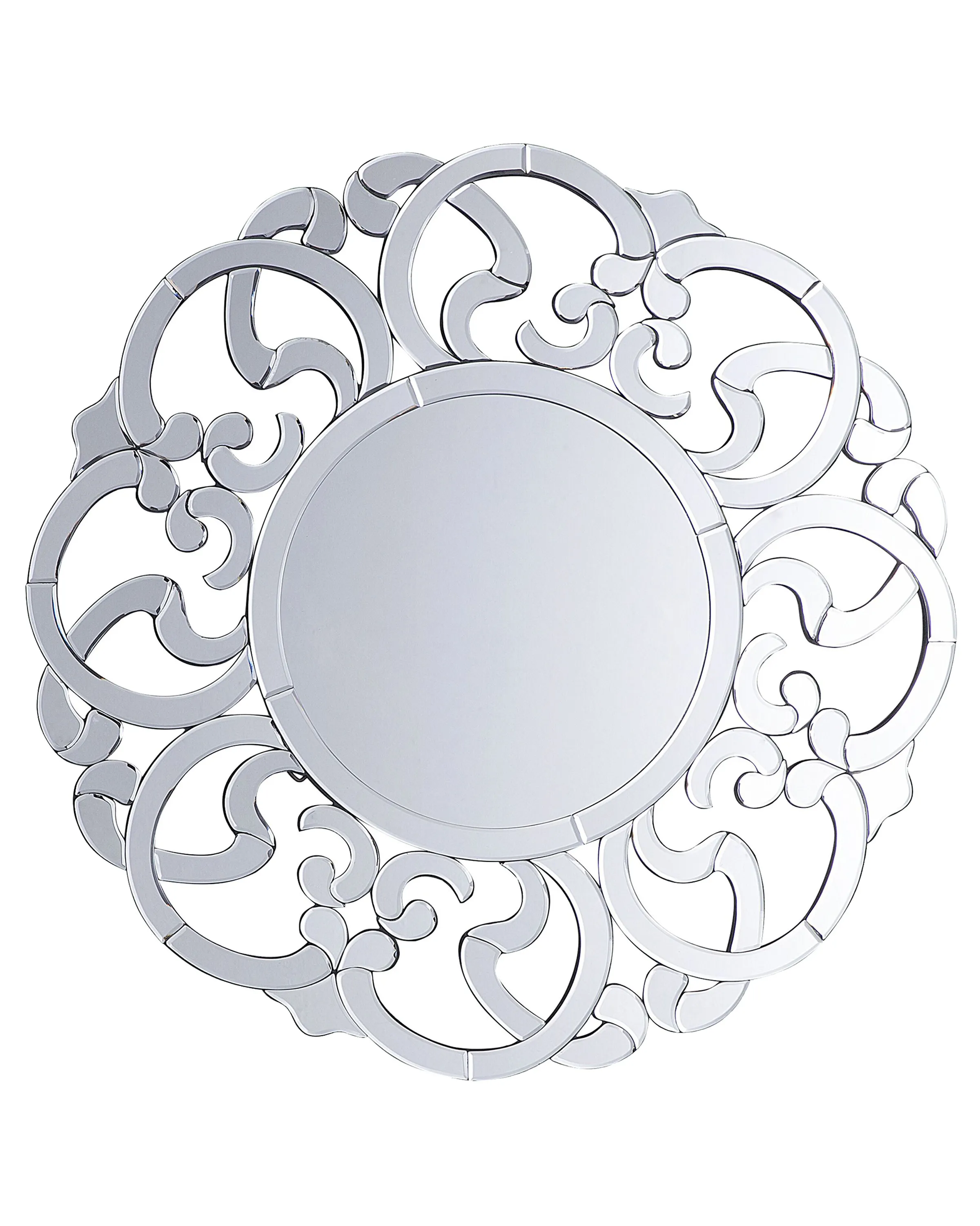 Wall Mirror MORNAIX 70 cm 70 cm Silver