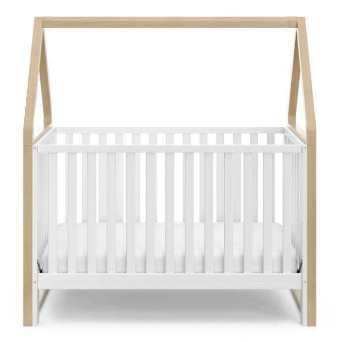 Storkcraft Orchard 5-in-1 Convertible Crib, White