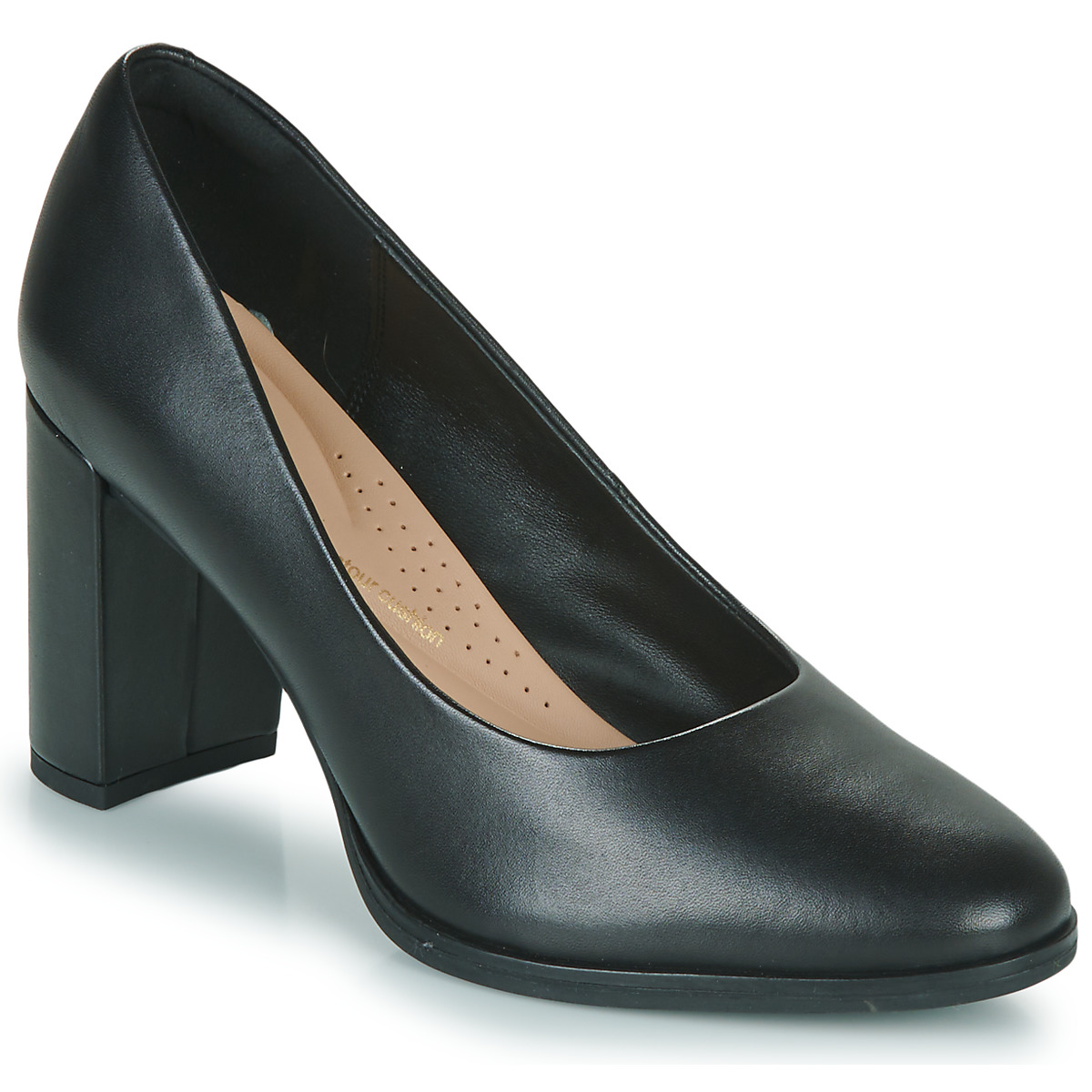 Clarks - FREVA85 COURT - Black