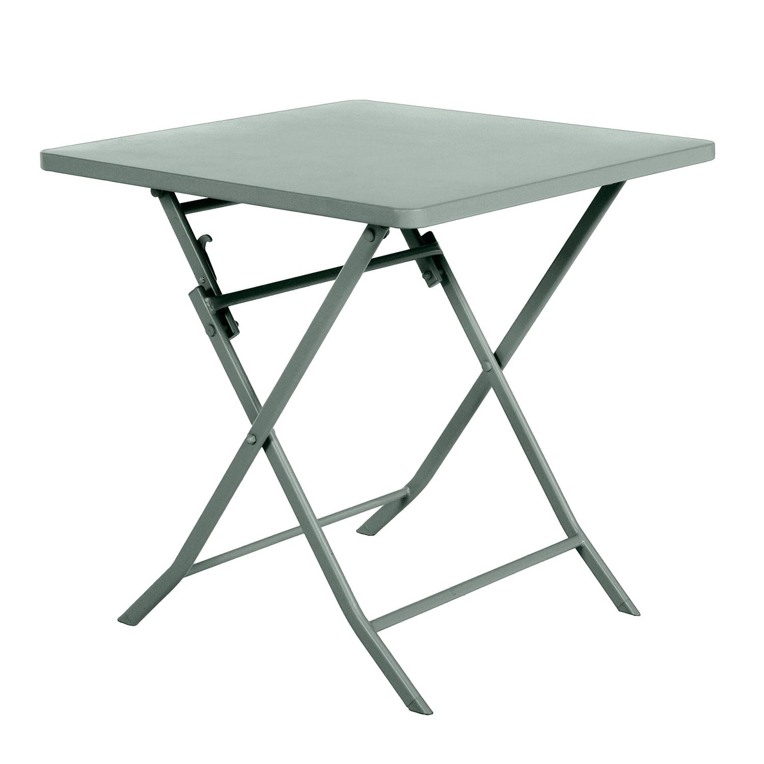 Tavolo da giardino pieghevole 71x70x70 cm Greensboro verde