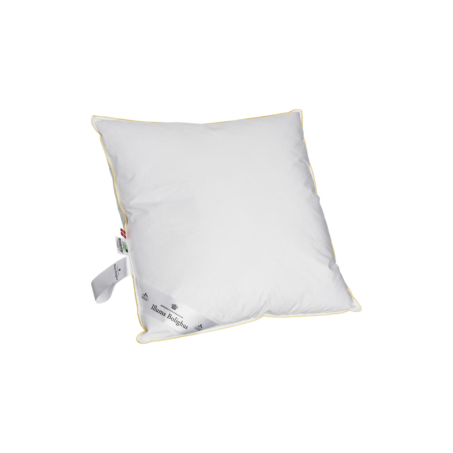 3-lags hovedpude med satin panel, 60x63 cm