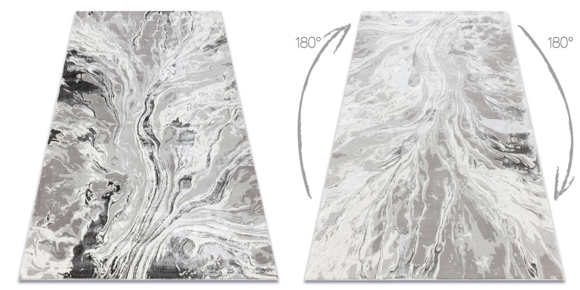 Dywan BLISS Z162BZ253 szary / krem - Abstrakcja, nowoczesny, 120x170 cm