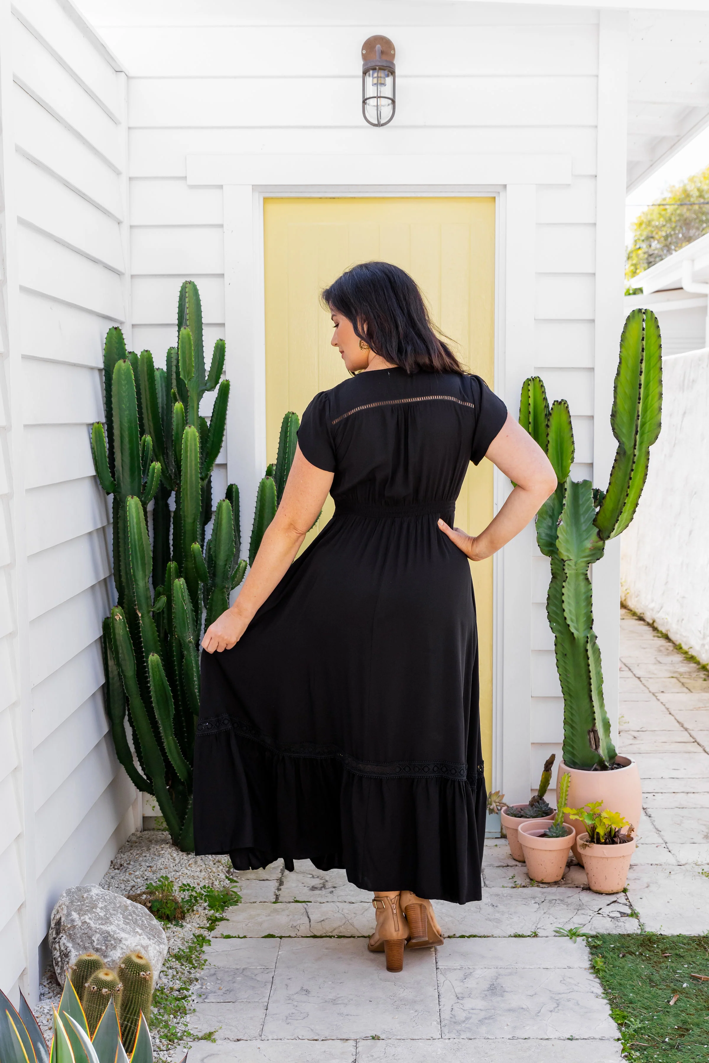 Shayla Maxi Dress in Black
