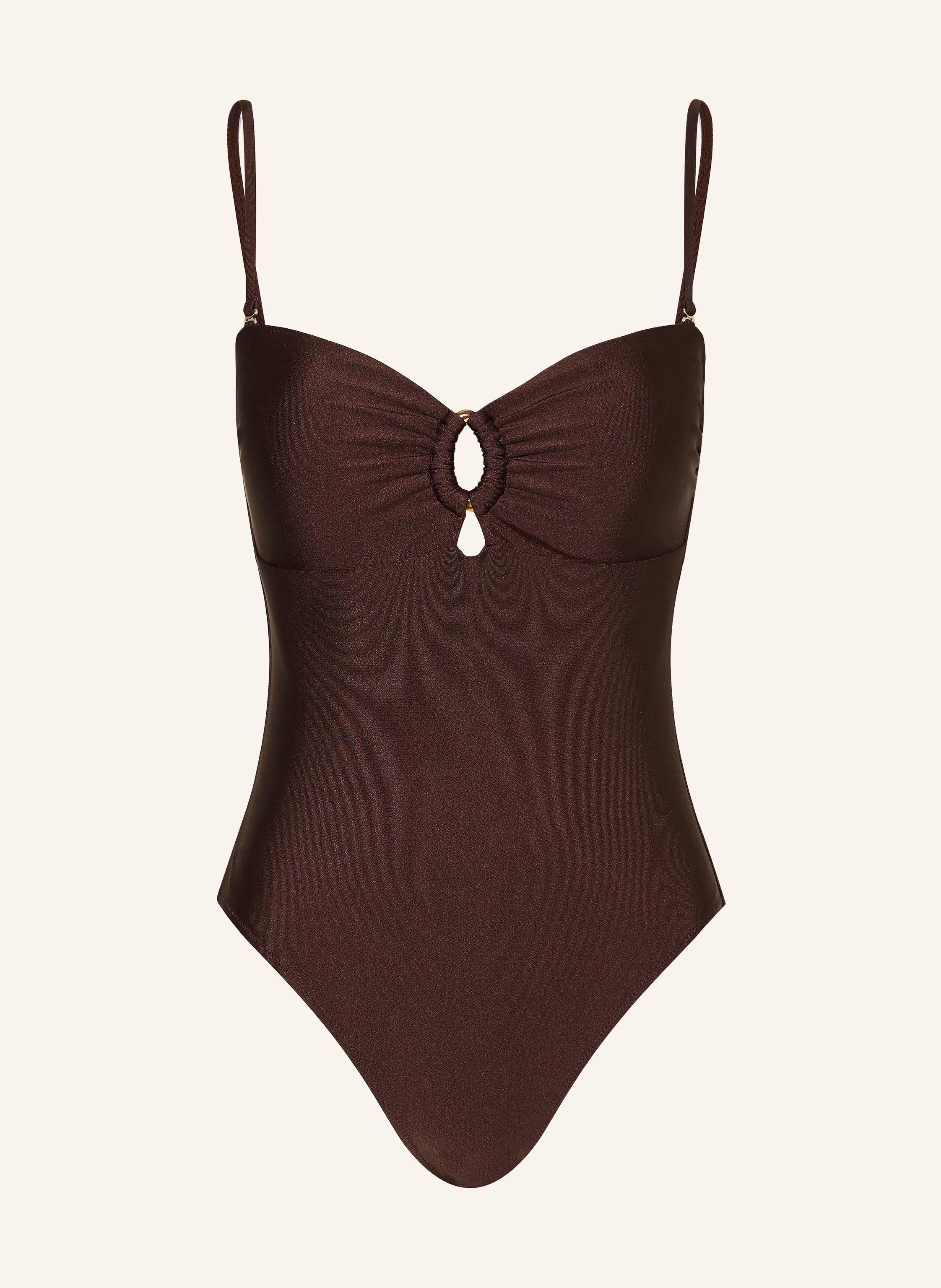 MRS & HUGS Bandeau-Badeanzug mit Cut-outs