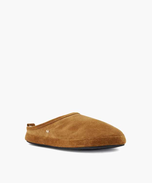Warmth Chestnut - Faux Shearling-Lined Slippers
