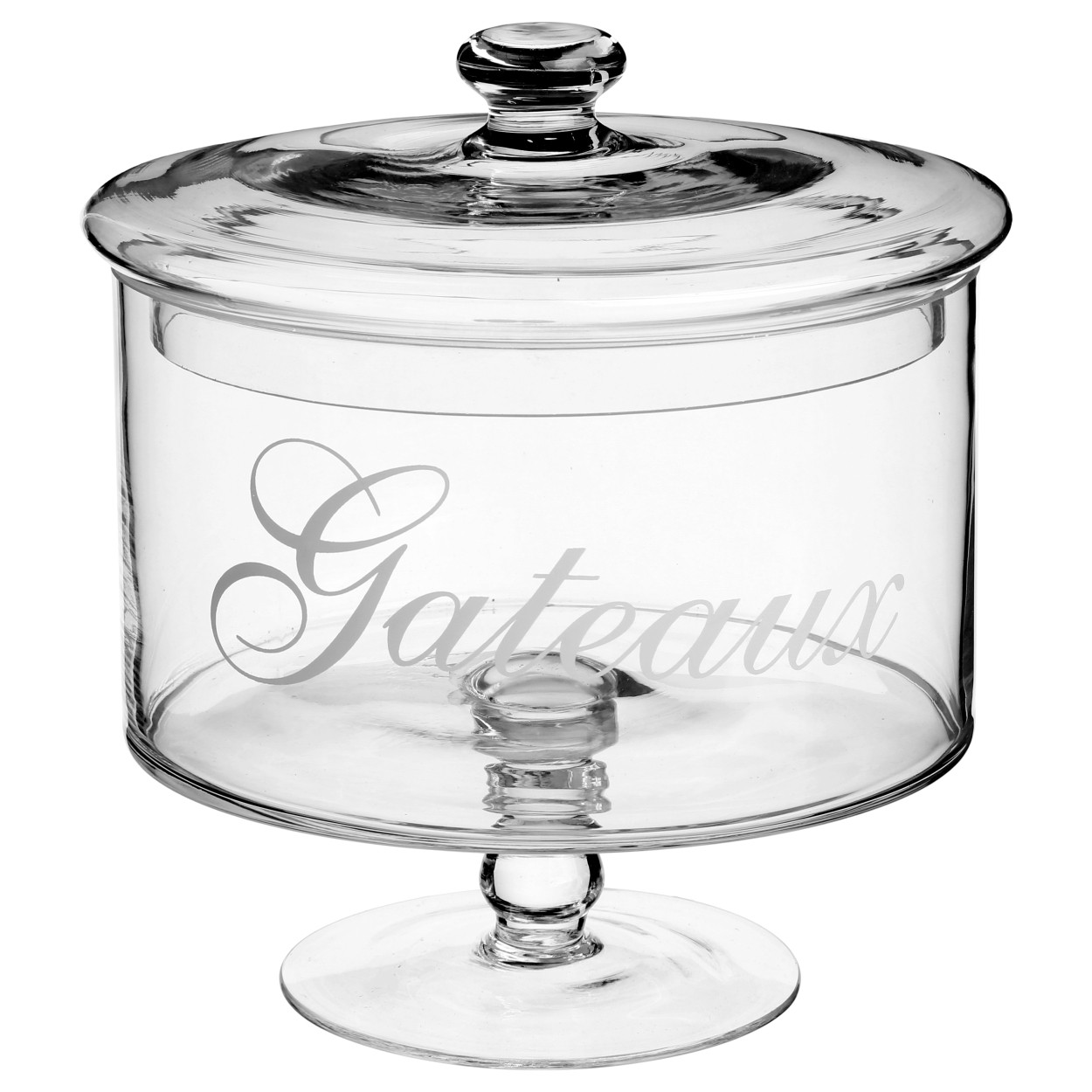 Elegancka Bombonierka Szklana 1800ml na Słodycze