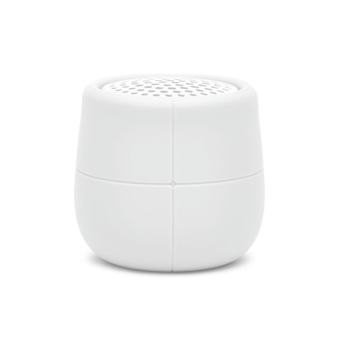 MINO X - Enceinte flottante Bluetooth en Gomme Blanc