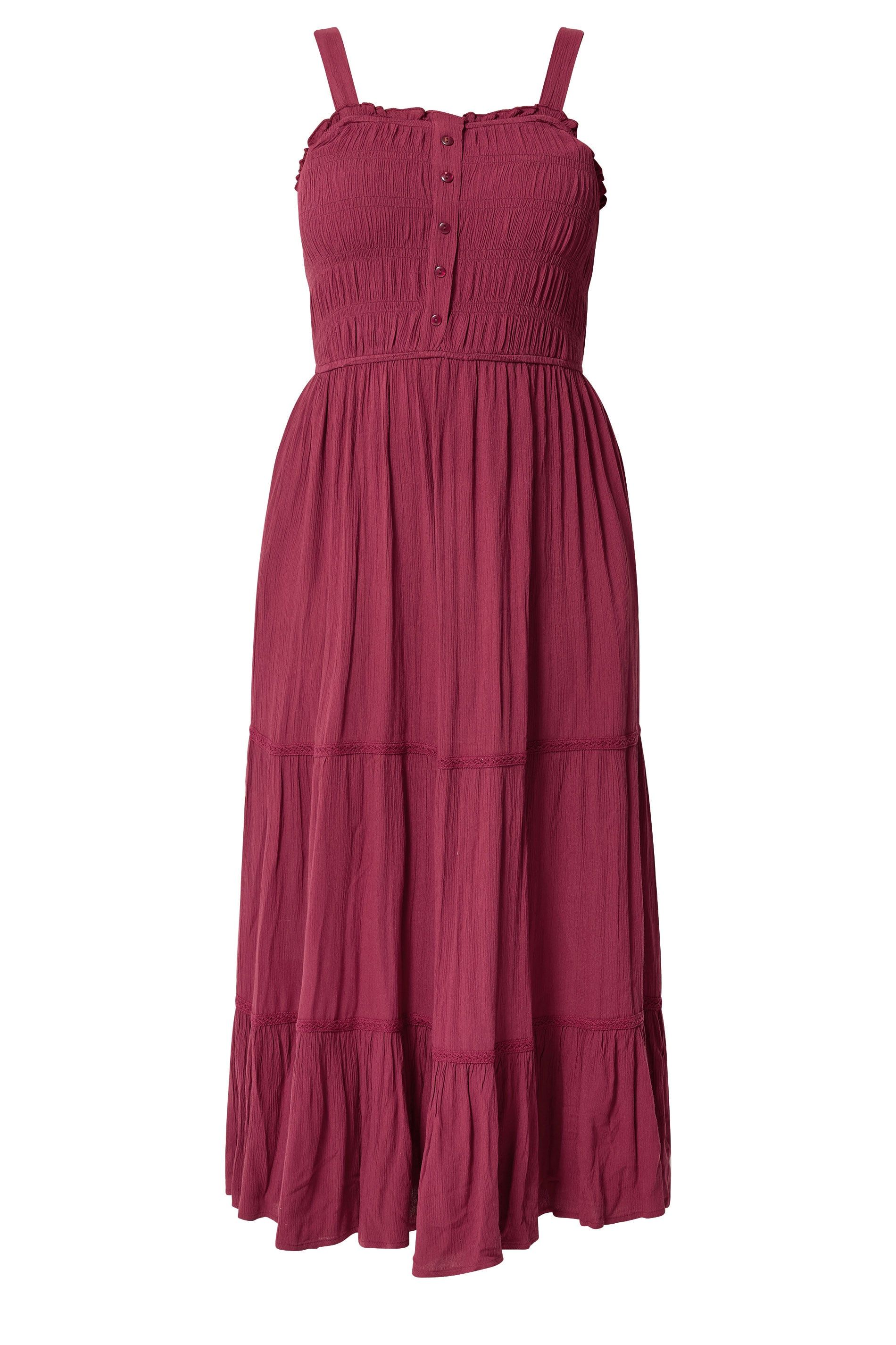 Yours Shirred Placket Dress