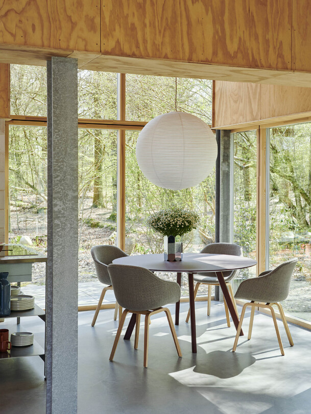 Suspension paper shade d60cm - hay blanc