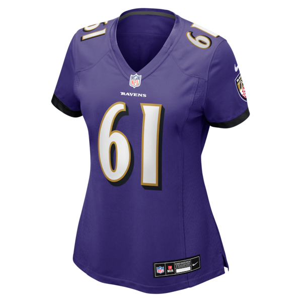 Sam Mustipher Baltimore Ravens Nike Women's Team Game Jersey -  Purple