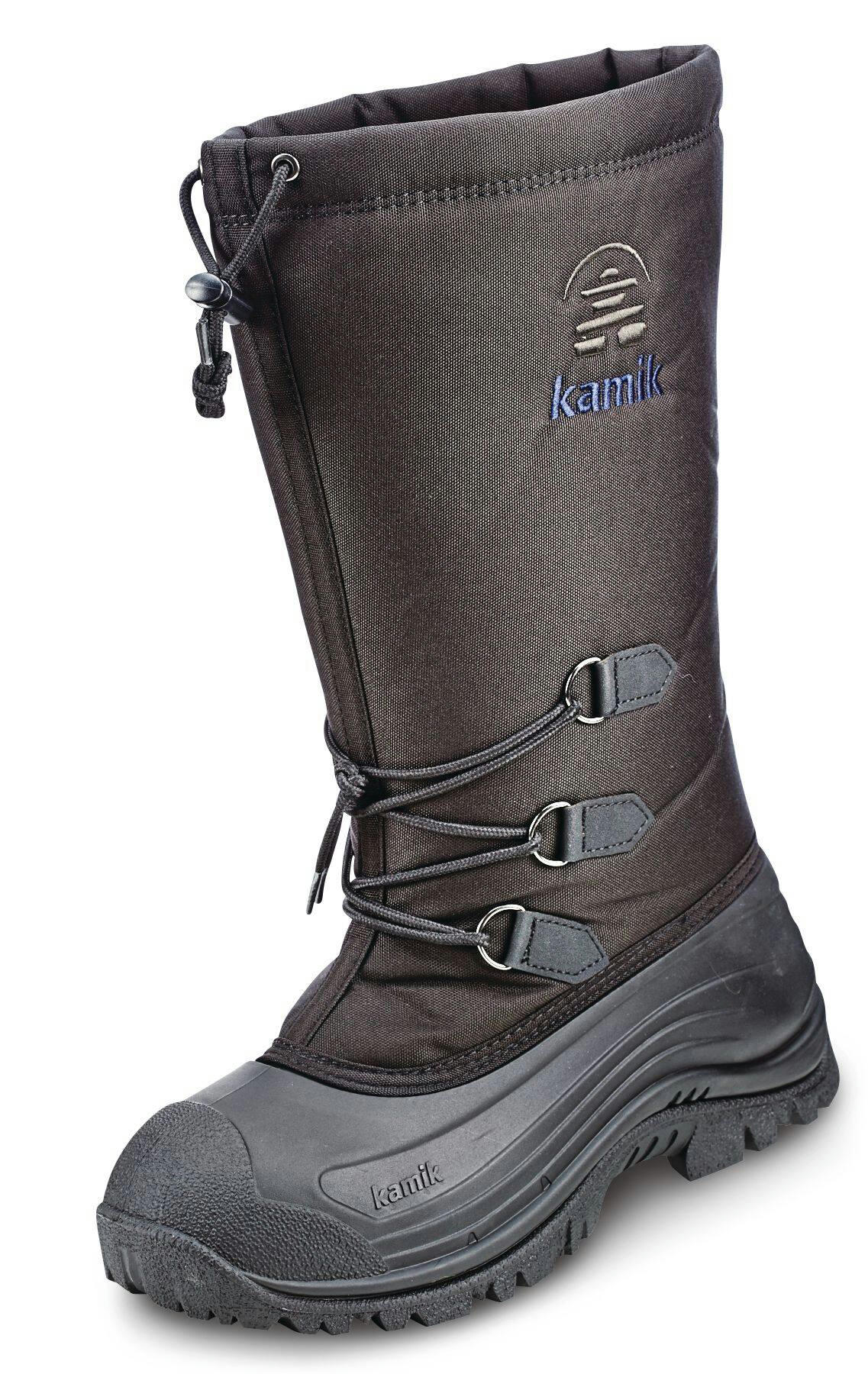 Kamik Men's K2 Insulated Nylon/Rubber Winter Snow Boots Warm Waterproof Anti-Slip