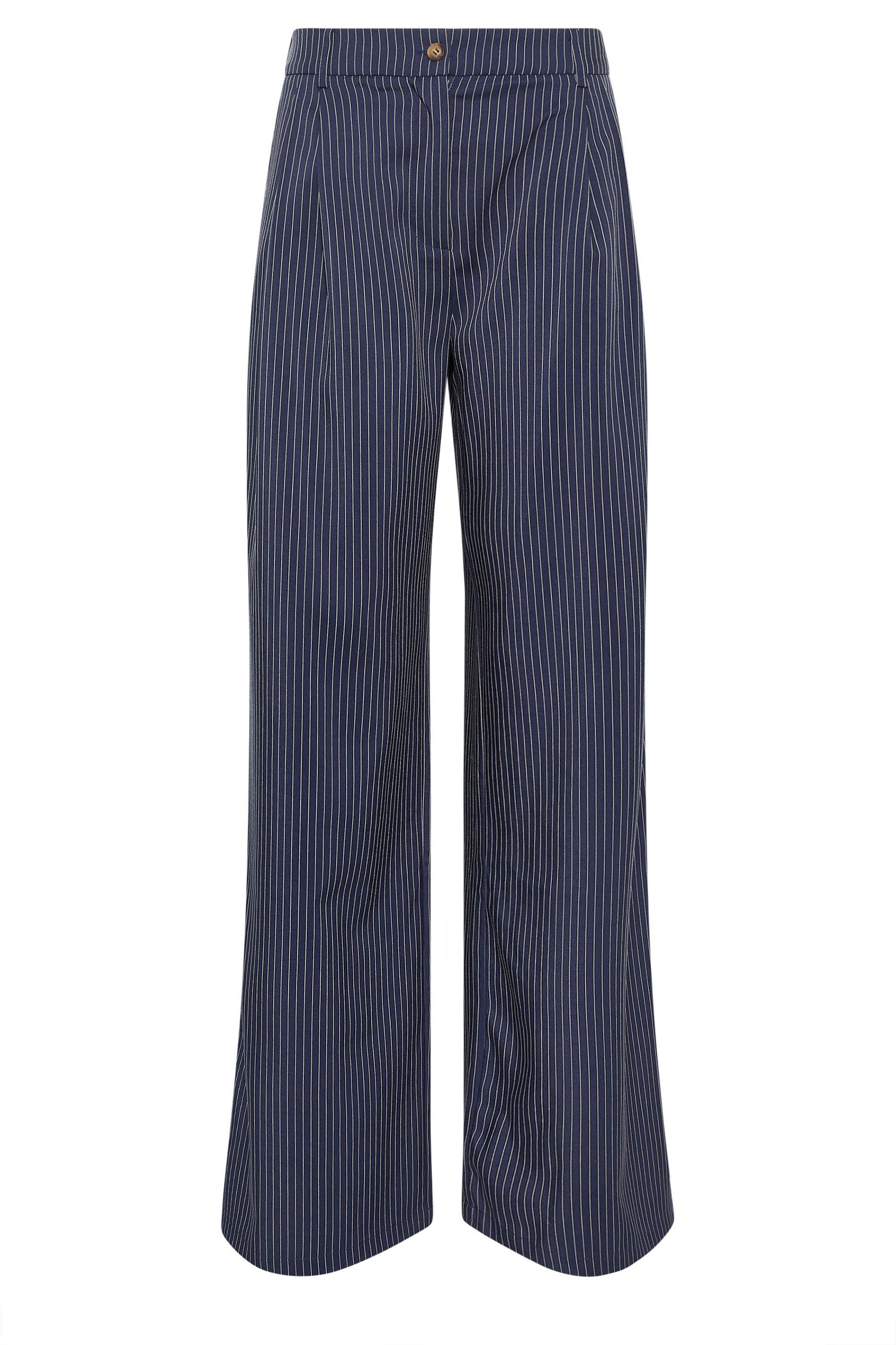 Long Tall Sally Tall Pinstripe Wide Leg Trousers
