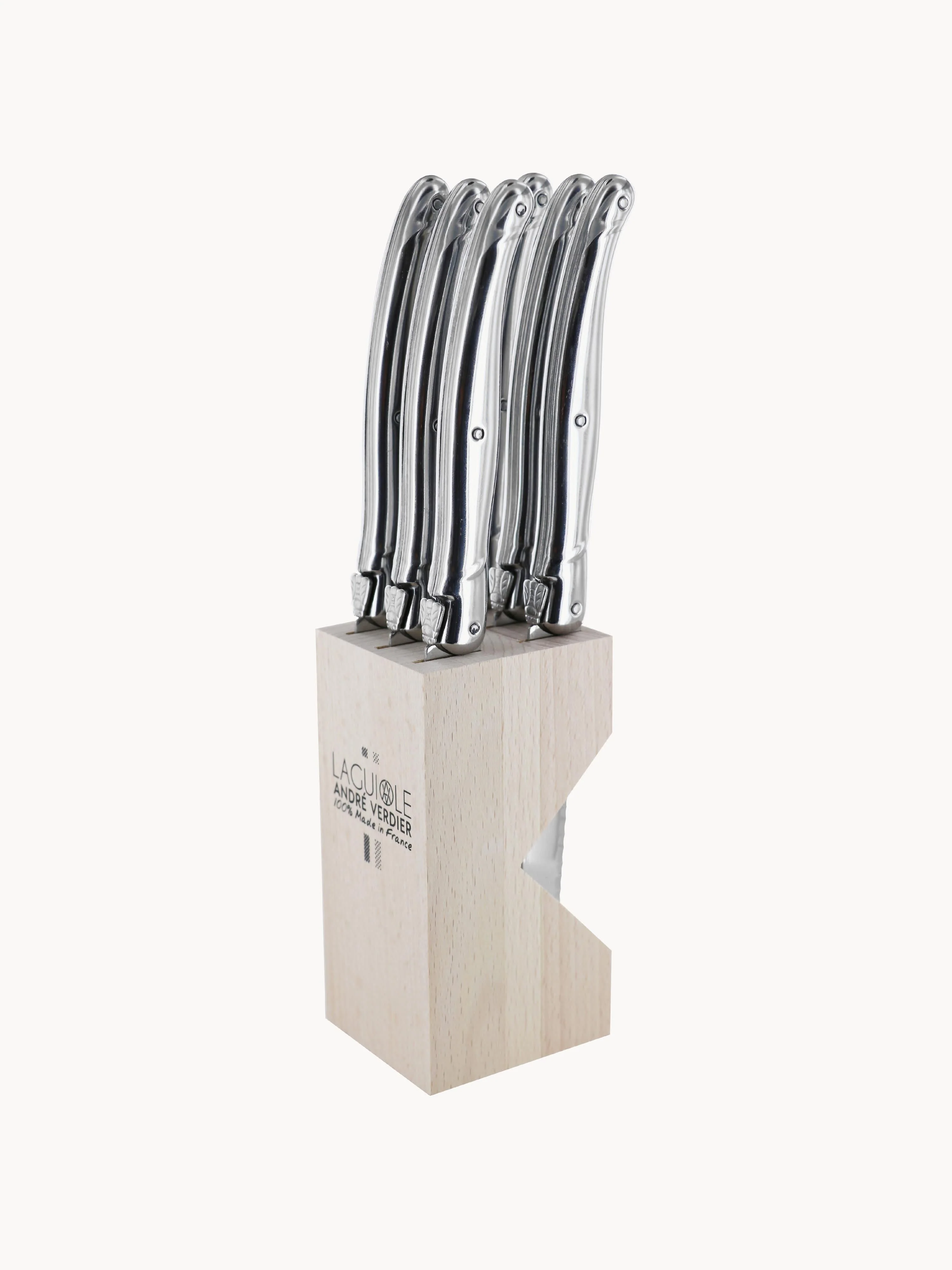 Messerblock Debutant Inox, 6er-Set