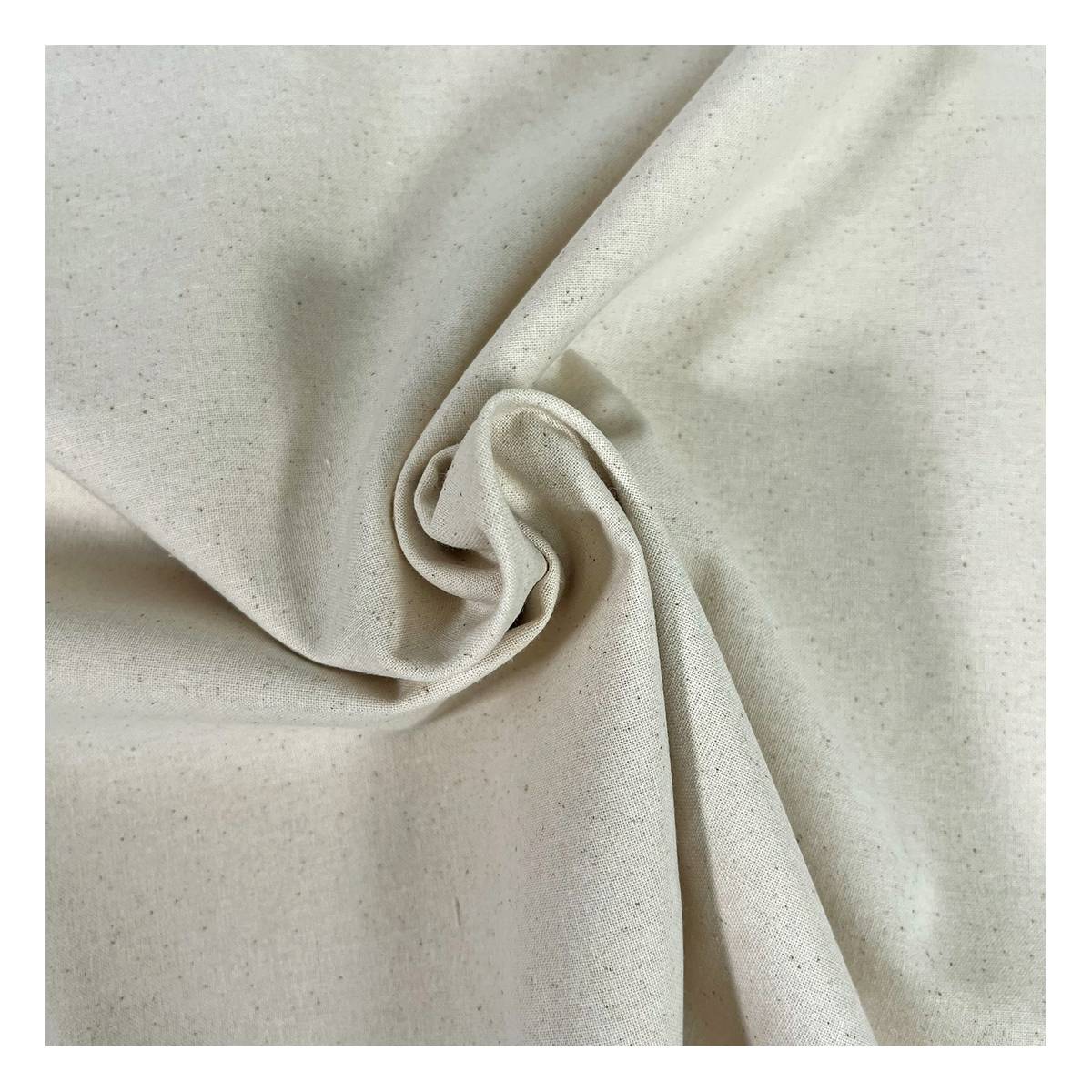 Natural Seed Cotton Homespun Fabric by the Metre