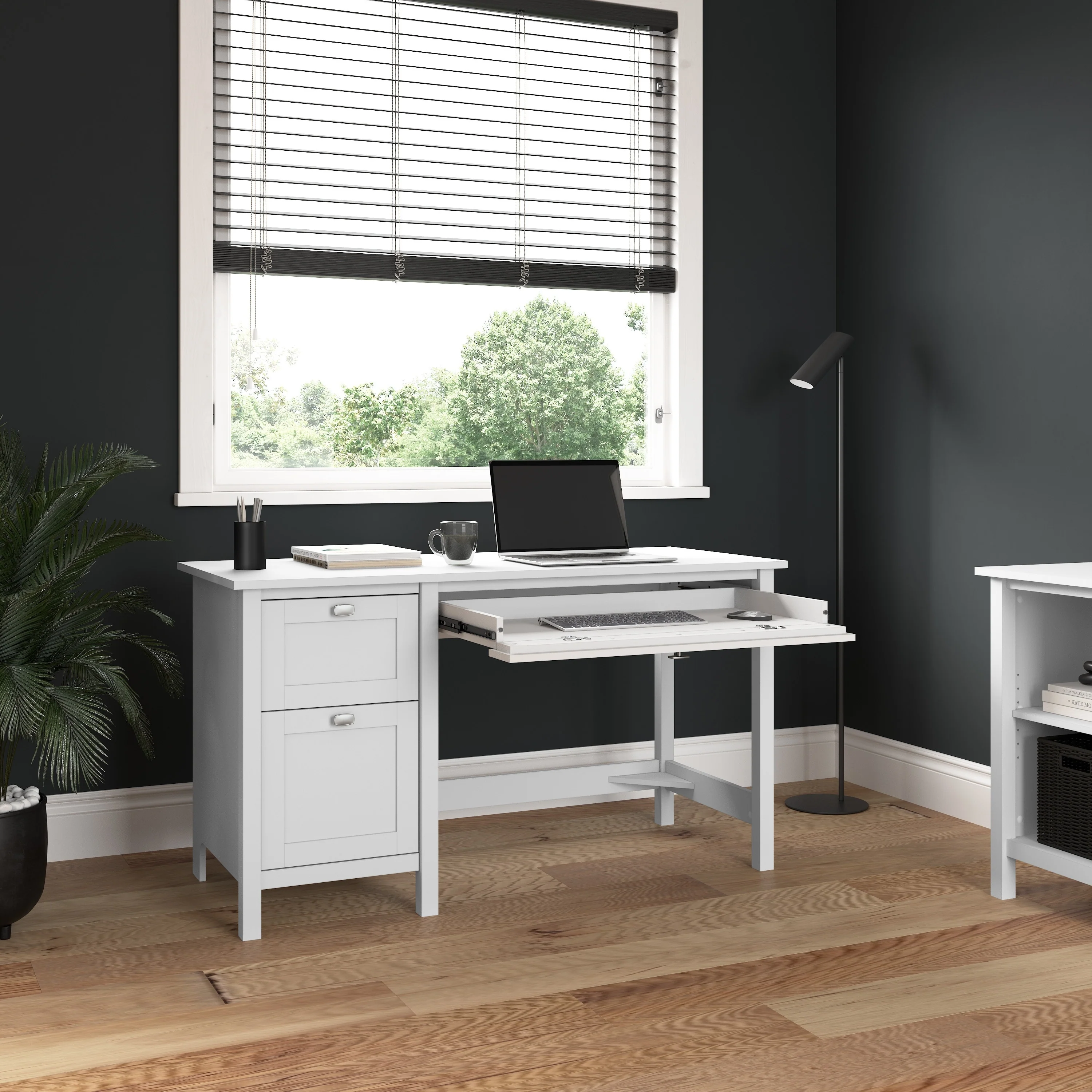 Broadview 54W Computer Desk with Drawers by Bush Furniture