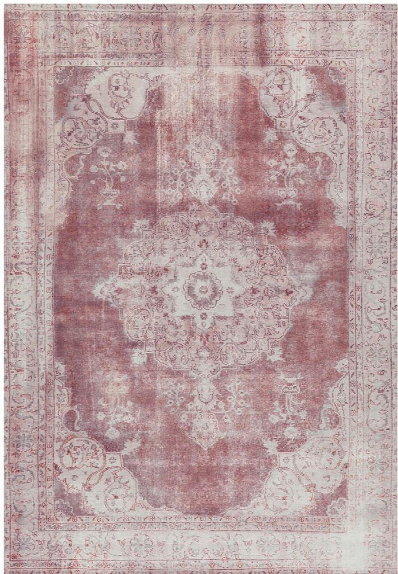 - Tapis tissé Acrylique Rose