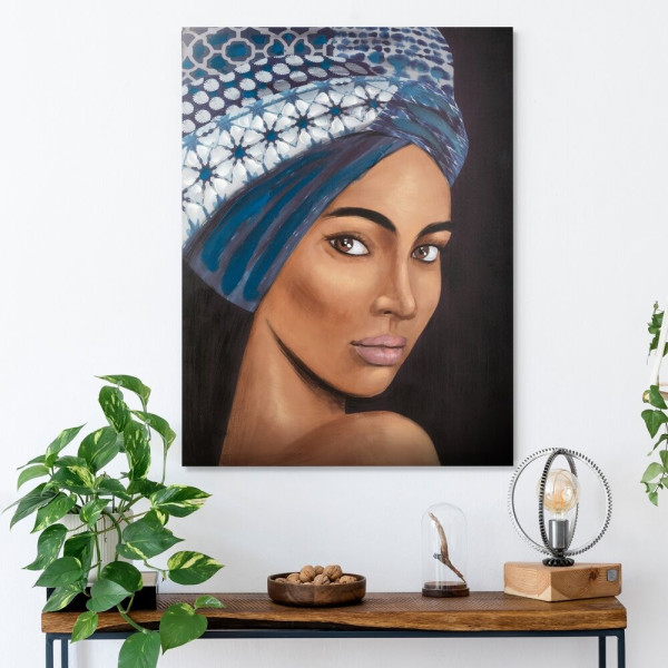 Portret Kobiety - Obraz Ręcznie Malowany 60x80cm
