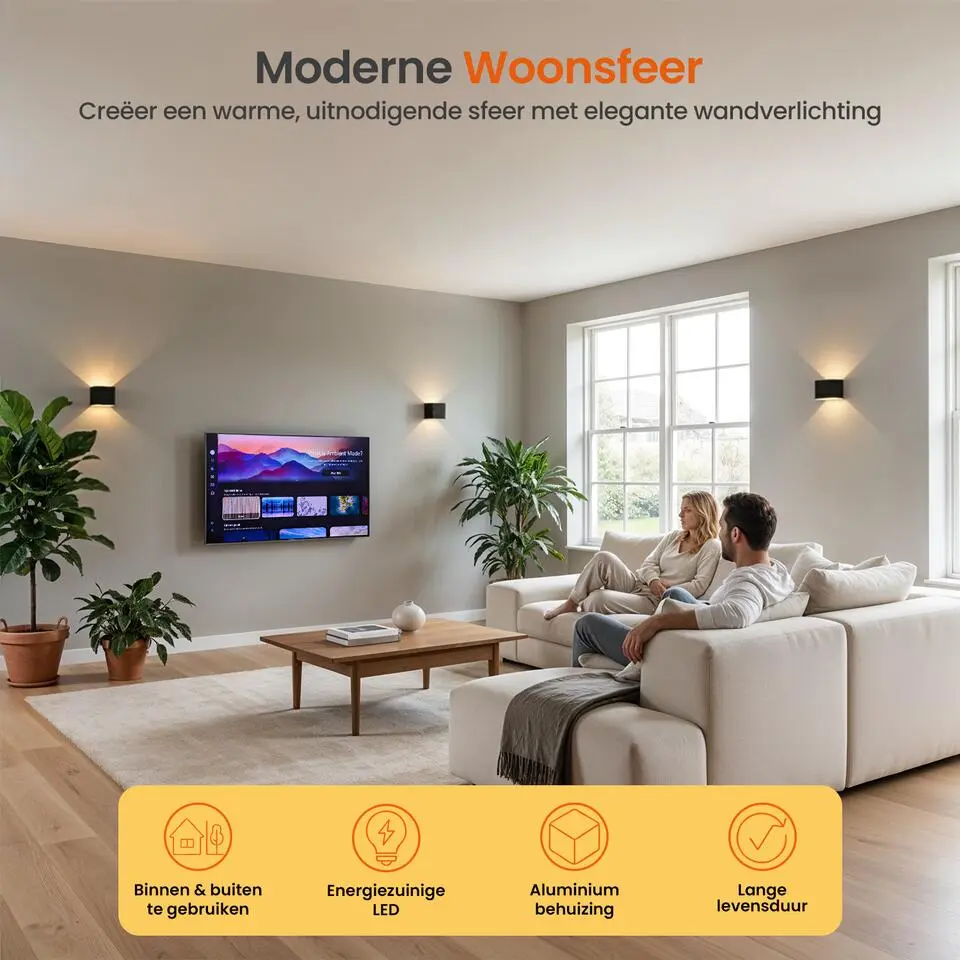 Goliving lamp �?Wandlamp - Buitenlamp - Waterdichte LED-verlichting