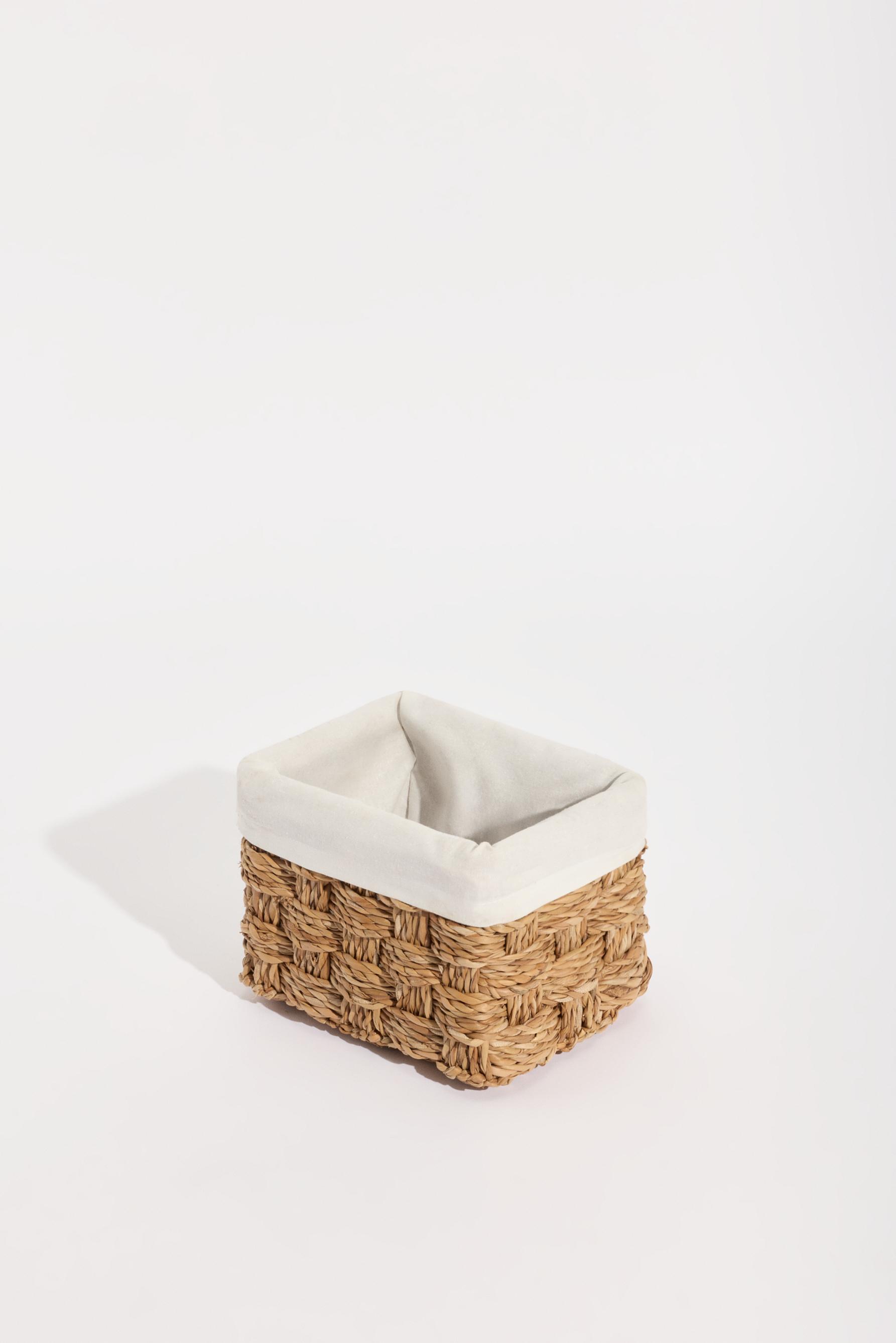 Cesta pequeña tejido interior 18 cm