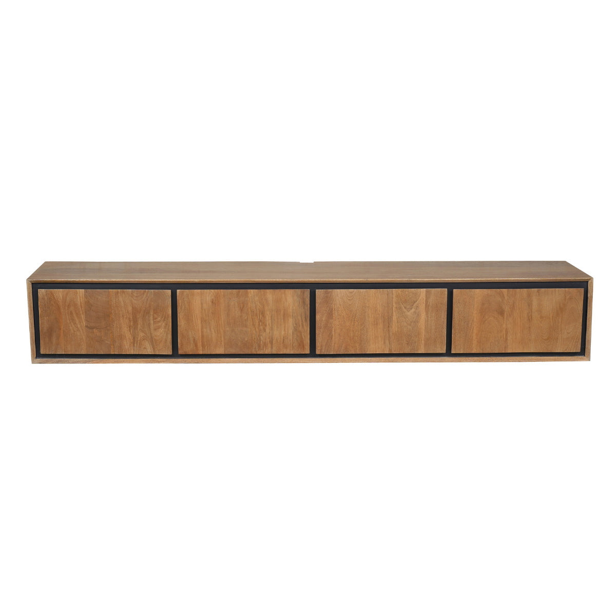 StarFurn Tv-meubel RichWood - Naturel Hout - 200x35x30cm