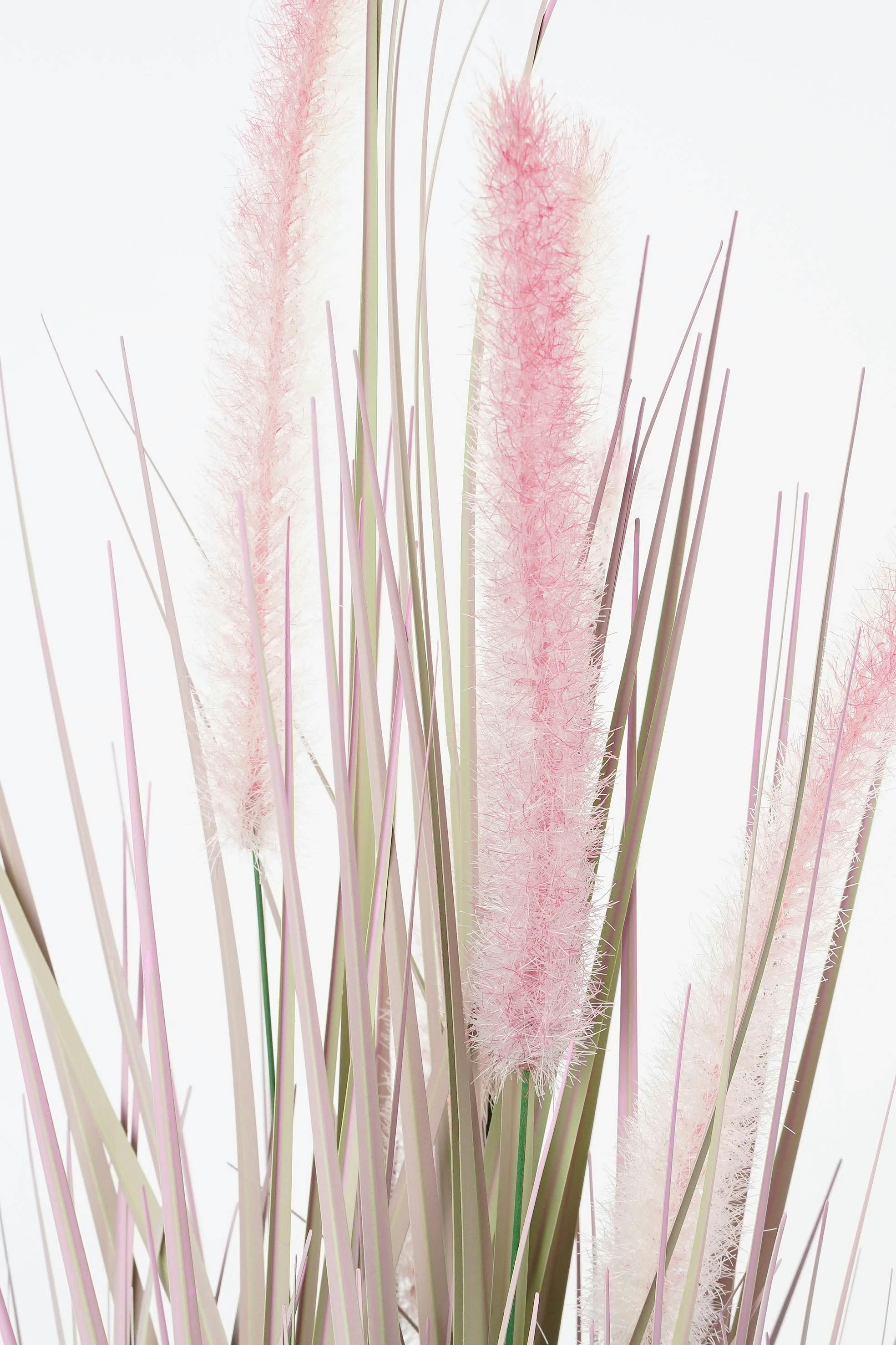 - Herbe dogtail artificielle violet en pot H53