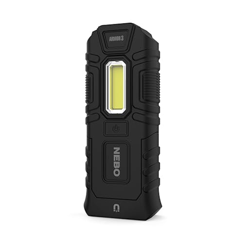 Nebo Armour 3 Waterproof 360 Lumen Power Bank LED Flashlight Work Spot Light