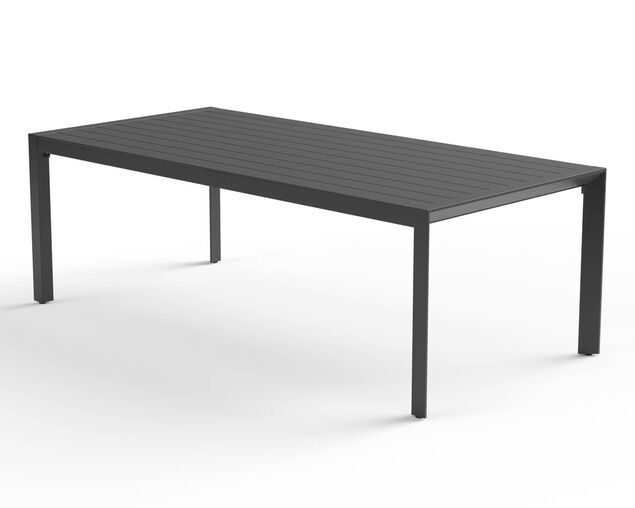 Jette Dining Table 220cm (Gunmetal Grey)