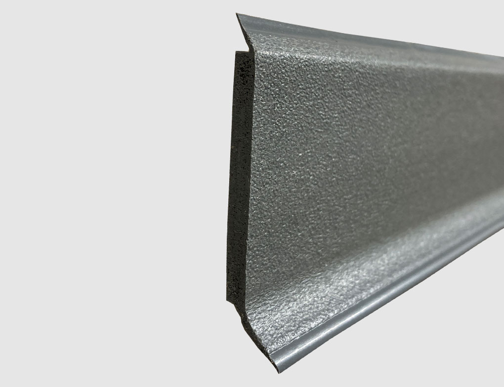 Hartschaum-Sockelleiste Basalt