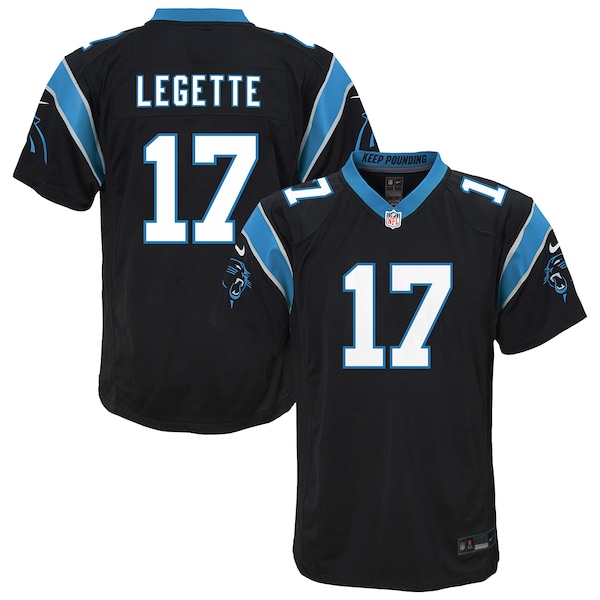 Xavier Legette Carolina Panthers Nike Youth Team Game Jersey - Black/Blue