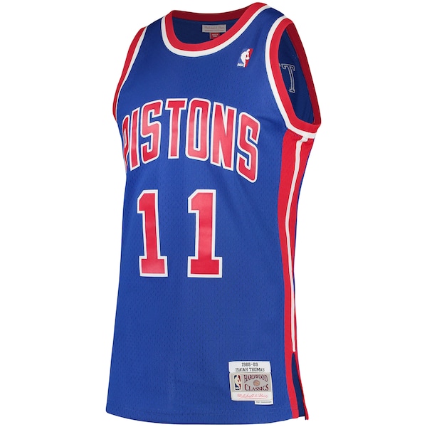 Isiah Thomas Detroit Pistons 1988/89 Hardwood Classics Swingman Jersey - Blue