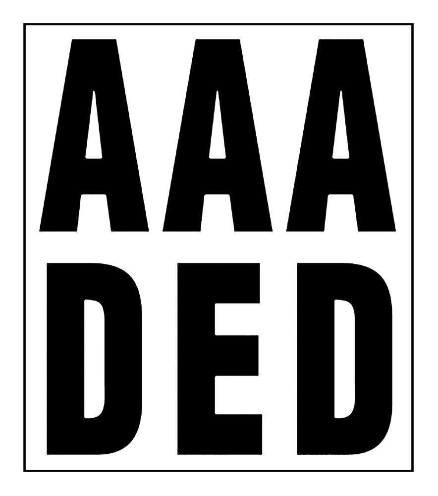 Hillman Vinyl 3-in Weather-Resistant Self-Adhesive A-Z Letter Set, Black & White, 54-pc