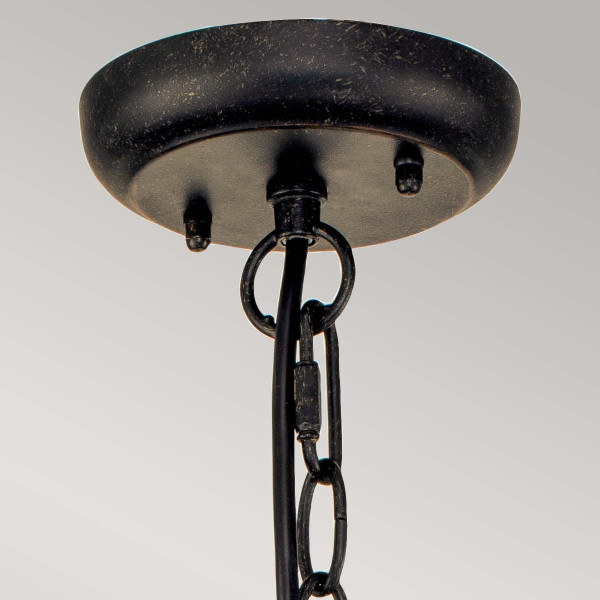 Lampa sufitowa zewnętrzna Cleveland postarzany brąz 1xE27x60W IP44 Elstead