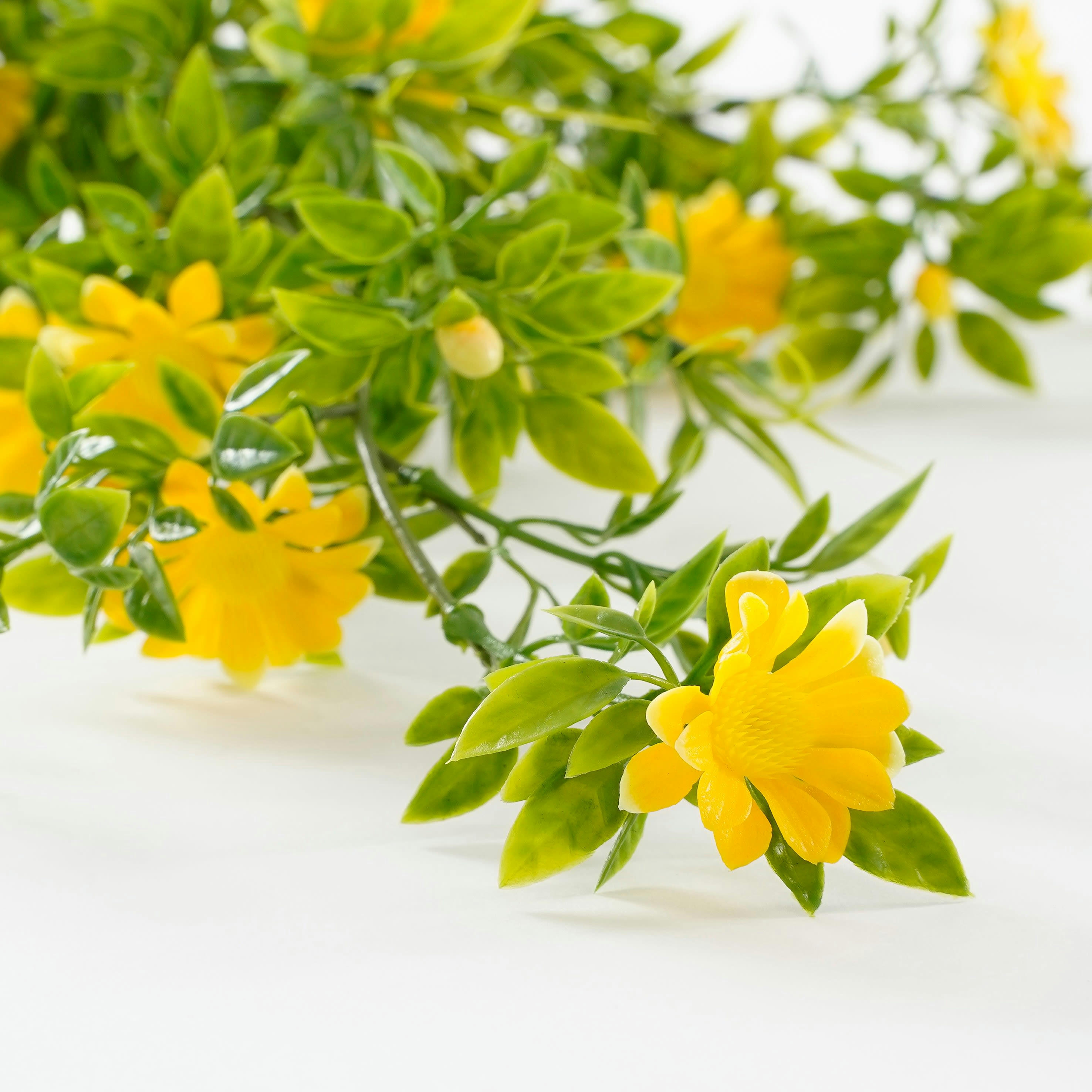 DAISY - Guirlande de marguerite artificiel jaune L180