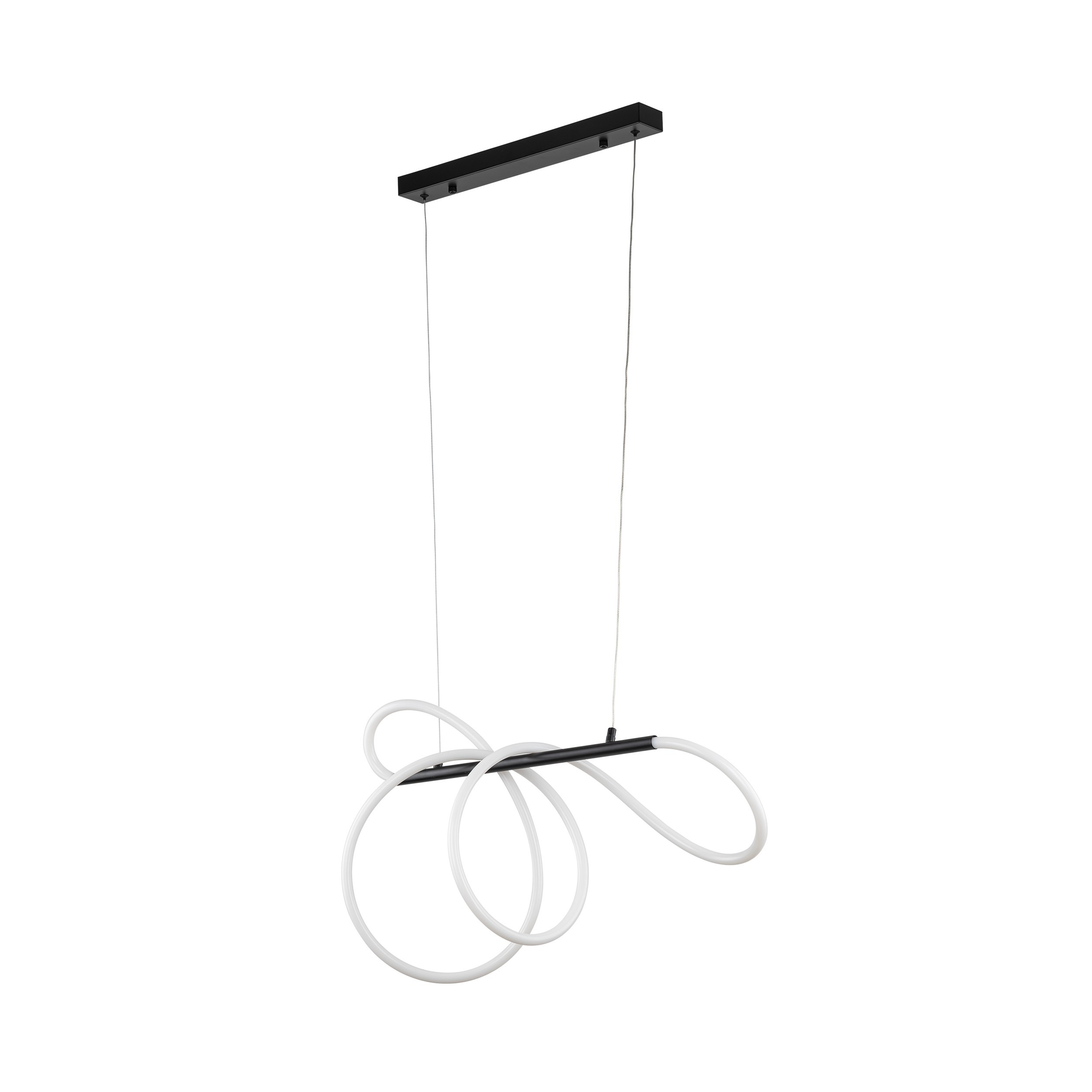 Tk Lighting Lampa wisząca FLEXI LED 36W Czarna Nowoczesna