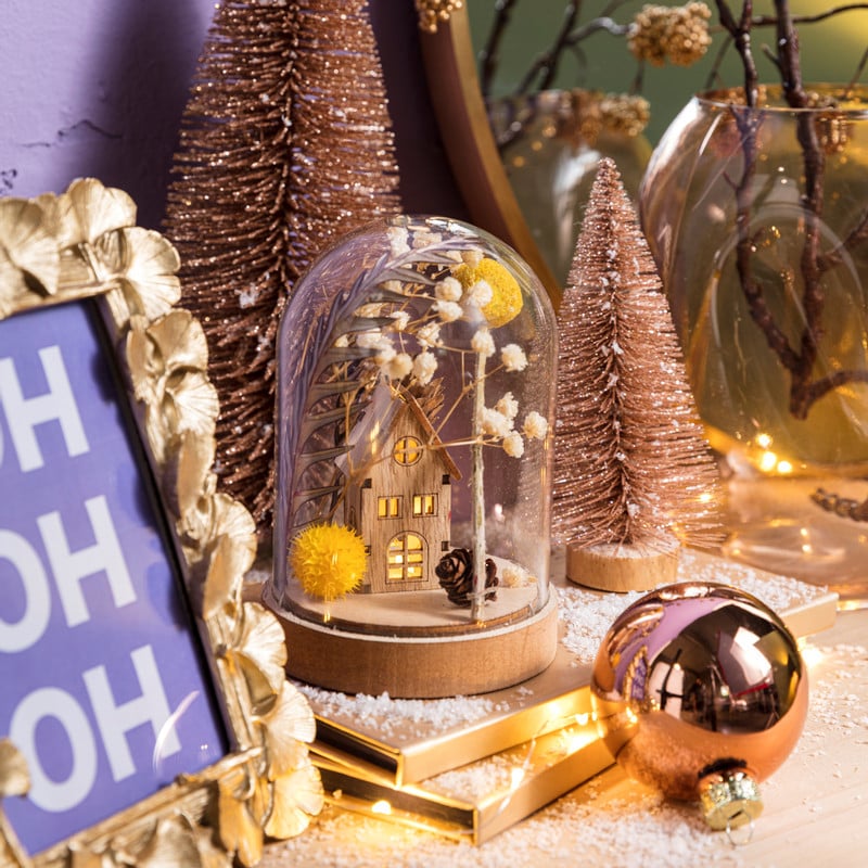 Stolp kerst- droogbloemen