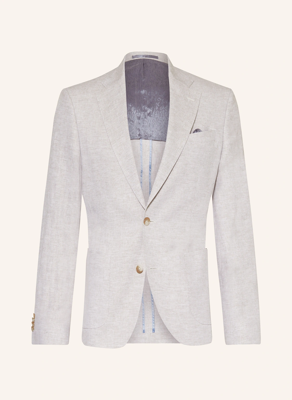 SAND COPENHAGEN Anzugsakko Slim Fit mit Leinen
