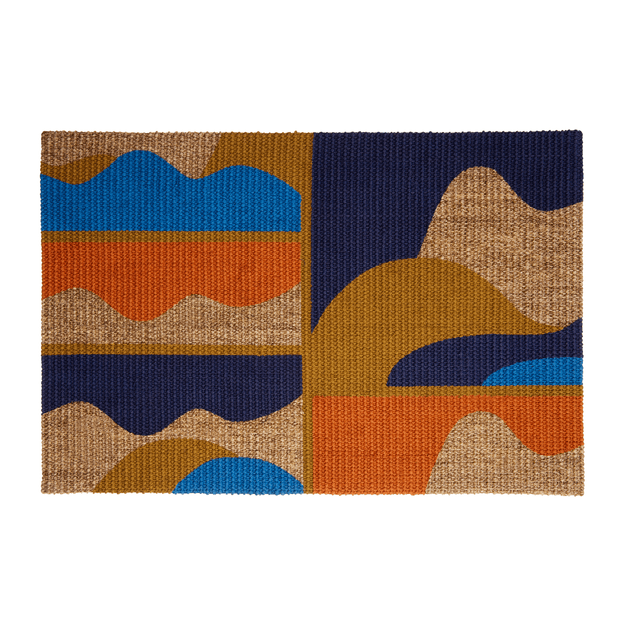 CAPACHO 40 CM X 60 CM MULHER PÁSSARO
