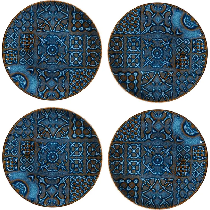 Dessertteller 4er-Set Tiles