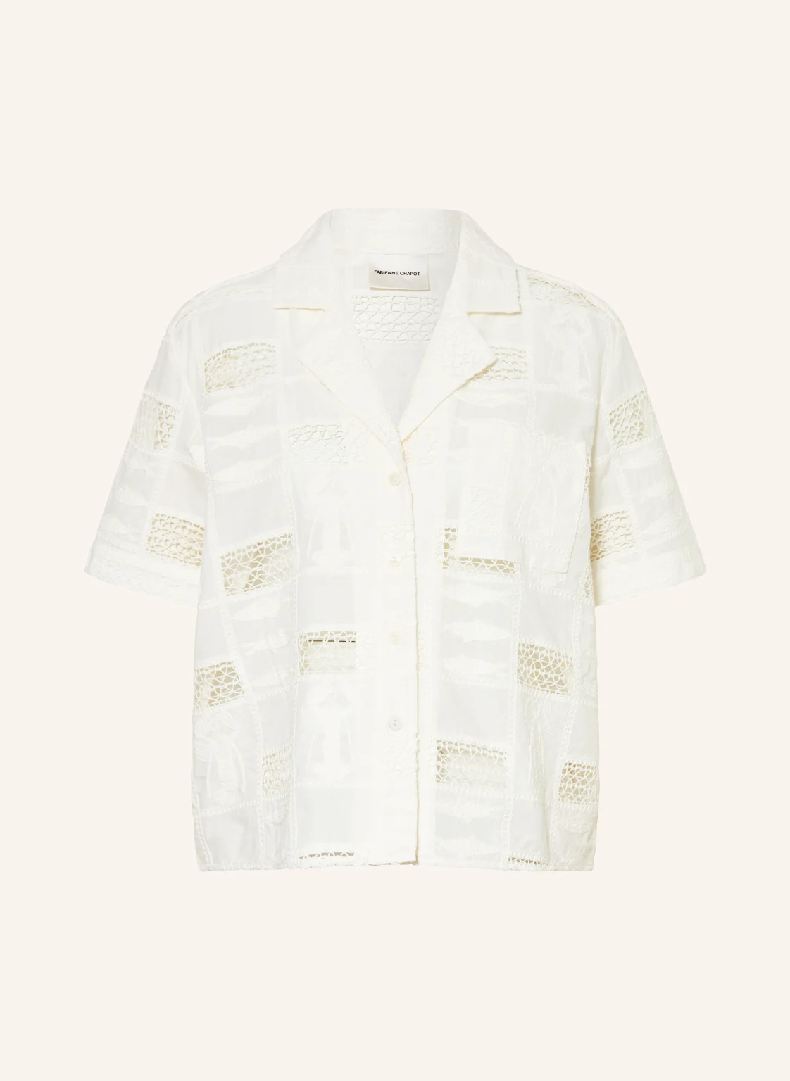 FABIENNE CHAPOT Bluse FARIDA mit Lochspitze und Stickereien
