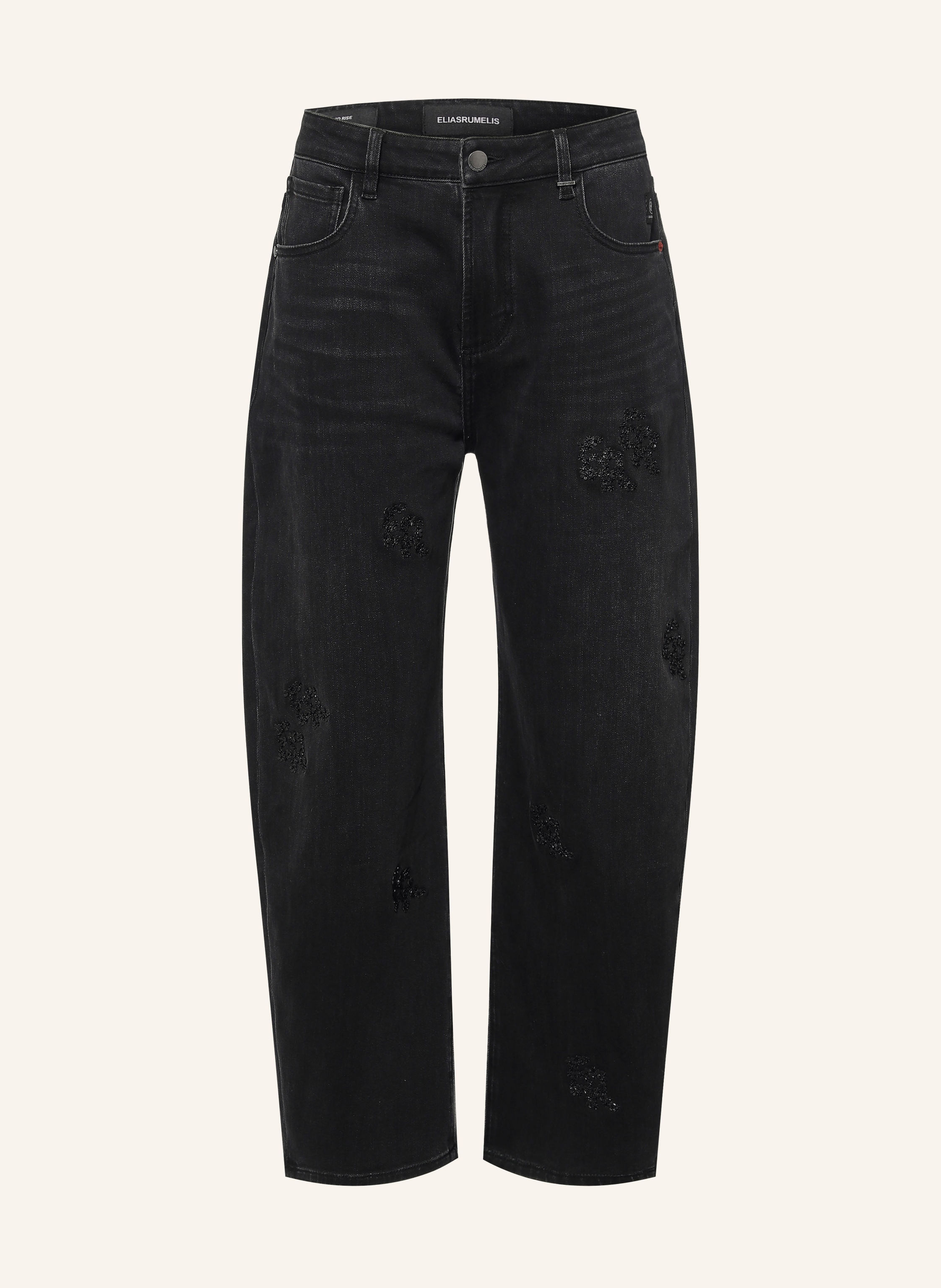 ELIAS RUMELIS Barrel Jeans YOANA SPECIAL mit Schmucksteinen