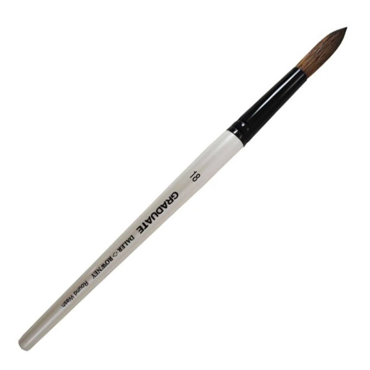 Daler-Rowney Pony & Synthetic Round Graduate Brush Size 18 White