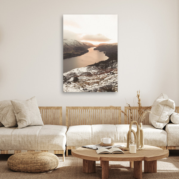 Feeby Obraz na płótnie, Las nad rzeką 40x60