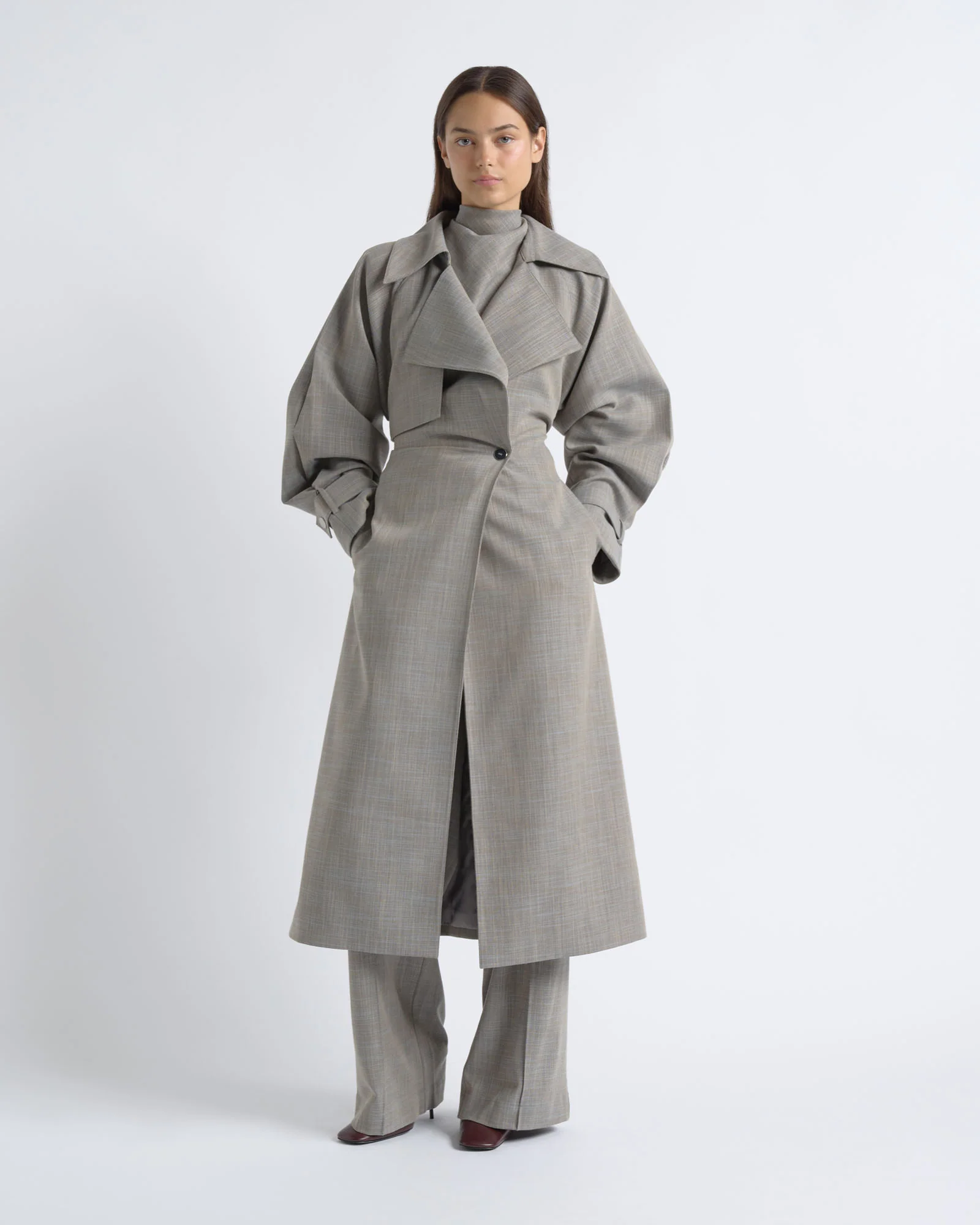 Relaxed Fit Trench Coat