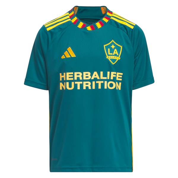 Riqui Puig LA Galaxy adidas Youth 2024 LA Kit Replica Player Jersey - Green