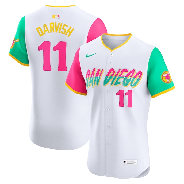 Yu Darvish San Diego Padres Nike City Connect Elite Player Jersey - White