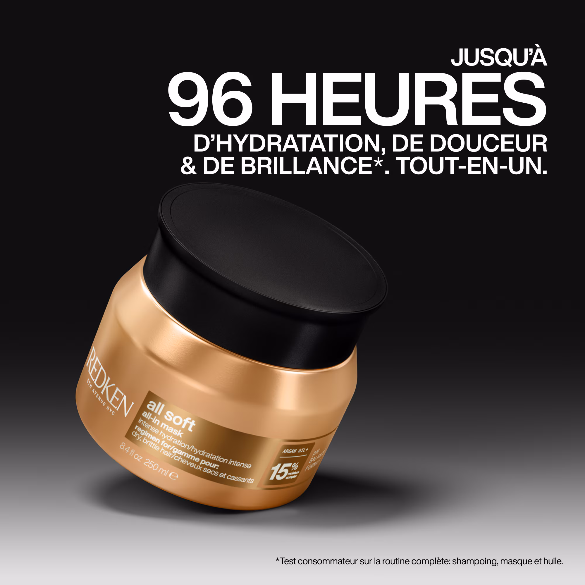 ALL SOFT ALL INMasque hydratation cheveux secs