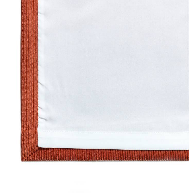 Habitat Cord Eyelet Curtains - Terracotta - 117x137cm